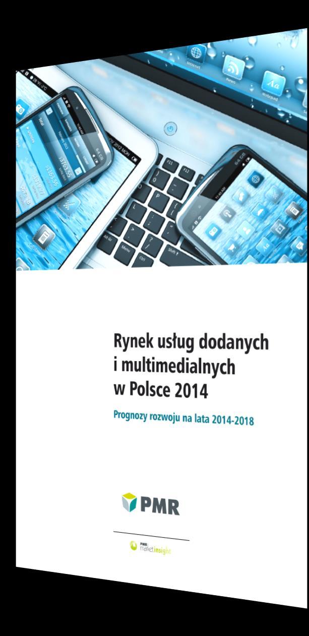 2 Język: polski, angielski Data publikacji: Q2 Format: pdf Cena od: 1800 Sprawdź w raporcie Ile wynosi wartość rynku usług dodanych i multimedialnych w Polsce?