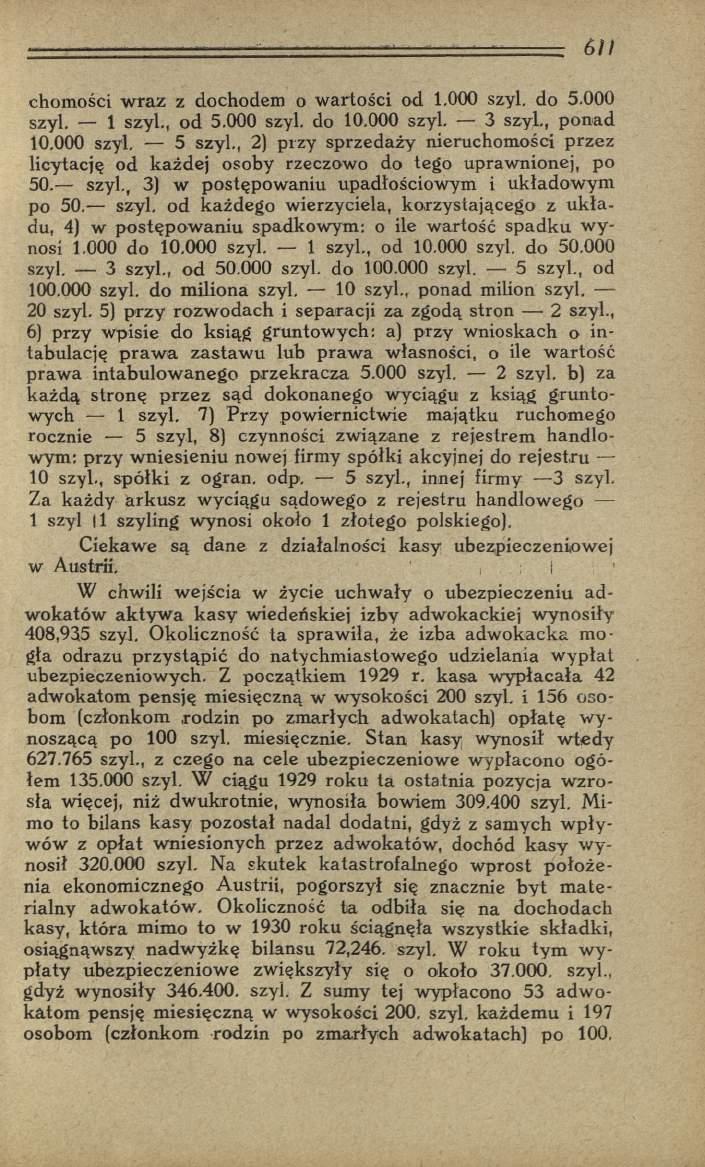 chomości w raz z dochodem o w artości od 1.000 szyi, do 5.000 szyi. 1 szyi., od 5.000 szyi. do 10.000 szyi. 3 szyi., ponad 10.000 szyi. 5 szyi.