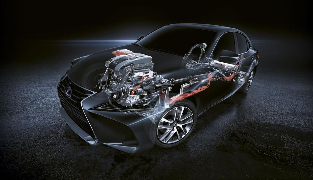 2 3 PODWÓJNA MOC OSZCZĘDNOŚĆ Hybryda to nie tylko oszczędność, nowoczesny napęd Lexus Hybrid Drive to także lepsze osiągi, dzięki wyższej mocy i potężnemu momentowi obrotowemu silnika elektrycznego.