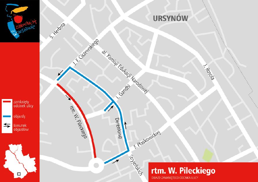 Na Orszady bez zmian Na ulicy Orszady ruch poranny jest spory.
