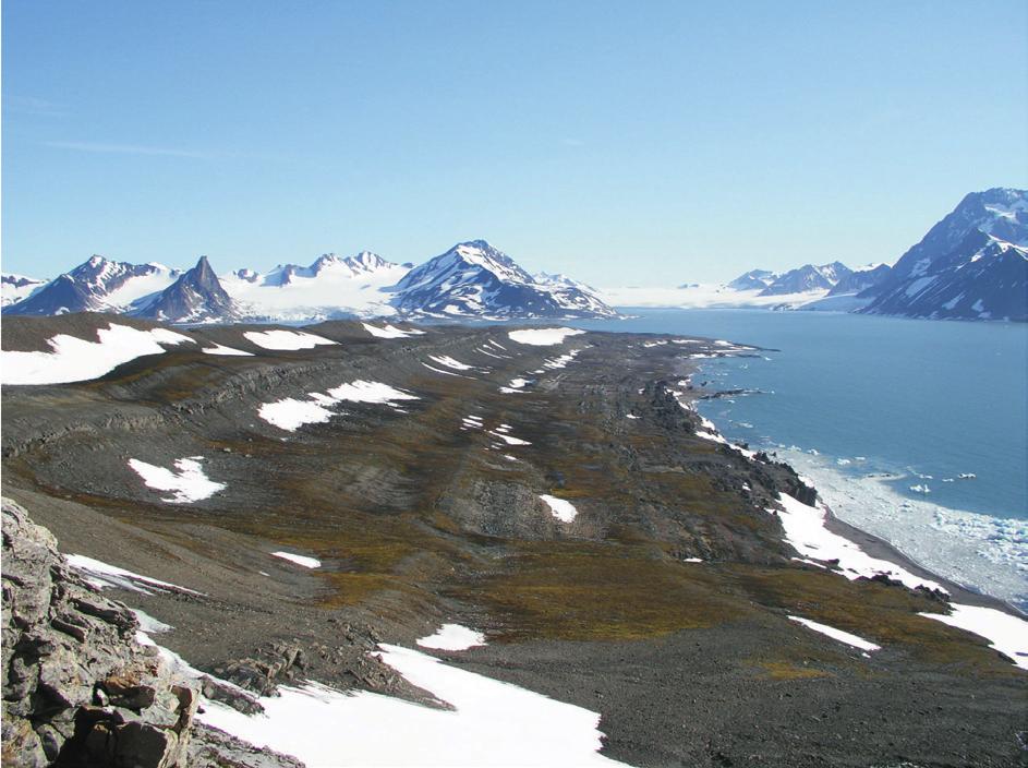 W późnym paleozoiku Archipelag Svalbard był częścią rozległej platformy węglanowej położonej na północnej krawędzi superkontynentu Pangea (Stemmerik