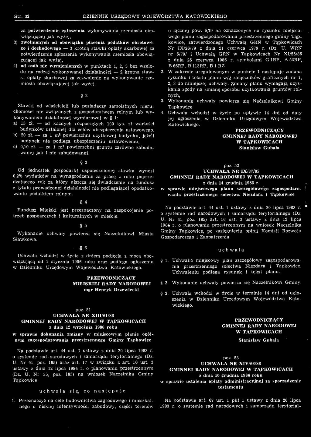 zł wartości budynków ustalonej dla celów ubezpieczenia ustawowego, b) 20 zł. za 1 m2 powierzchni użytkowej budynku, jeżeli budynek nie podlega ubezpieczeniu ustawowemu, c) 0,10 zł.