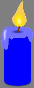 Perpetual Blue Candles are located in front of the Holy Family, on the left side of the main altar.