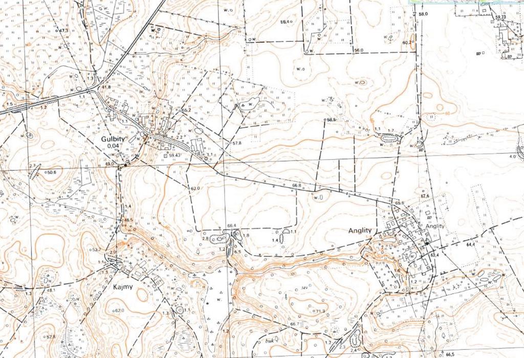 Mapa dokumentacyjna N skala 1 : 10 000 I s-5/42,80 s-4/46,02 s-3/66,26 II I s-1/65,72 s-2/63,58 II