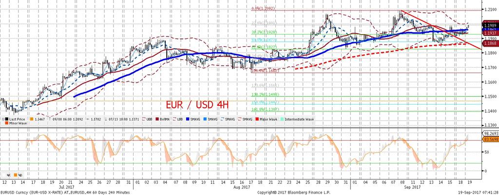 Strona eurowa tej pary walutowej jest w duz ej mierze zafiksowana przy obecnej postawie EBC i stabilizacji kursu efektywnego euro (co oznacza, z e i bank, i rynki bed a miały wieksz a tolerancje na