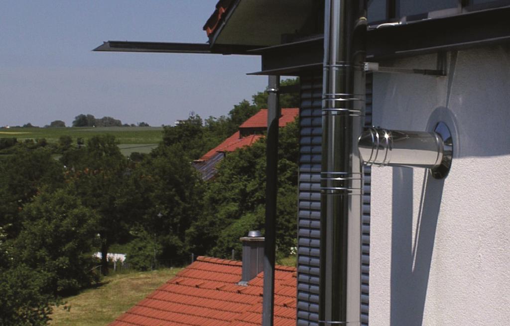 concept Systemy kominowe Bezpieczne odprowadzenie spalin na zewnątrz budynku Systemowe rozwiązania powietrzno-spalinowe concept przeznaczone są do odprowadzania spalin z urządzeń grzewczych z