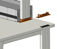 Zubehör für universielle Tischmontage: Pos. nazwa produktu Bestell-Nr. Anz.