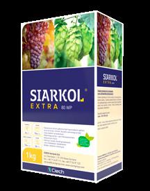 SIARKOL EXTRA 80 WP SIARKOL EXTRA 80 WP jest środkiem grzybobójczym w formie proszku do sporządzania zawiesiny wodnej o działaniu powierzchniowym, do stosowania zapobiegawczego.