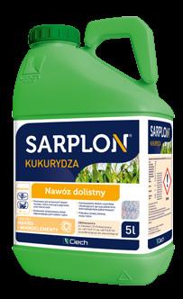 SARPLON KUKURYDZA Sarplon KUKURYDZA to wieloskładnikowy nawóz dedykowany do stosowania w uprawie kukurydzy.