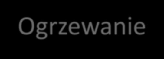 Ogrzewanie Aktualnie ogrzewanie realizowane głównie przez powietrze nawiewane z central