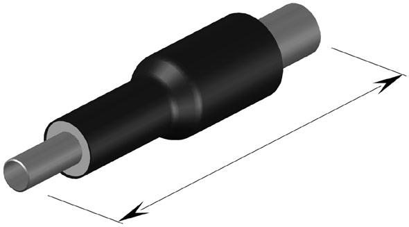 MANT system rur preizolowanych Redukcja preizolowana opis 6.321 Redukcje są fabrycznie izolowane i odpowiadają PN-EN 448.