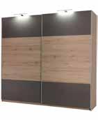 63 cm WARDROBE DIONE WITH LED LIGHTS szer.