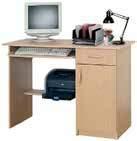 60 cm DESK MAX WITH ROUND ADD-ON UNIT w 120/h 75/d 60 cm BIURKO MAX BEZ