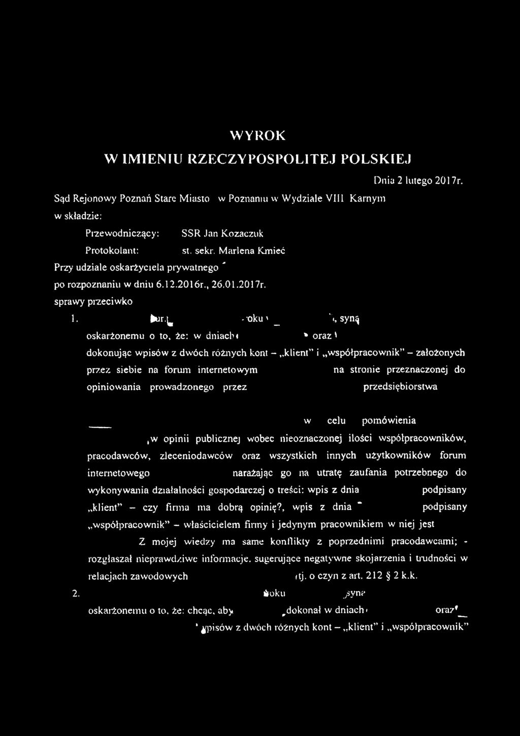Poznań Dnia 24 Sierpnia 2017 Roku A 17 Pdf