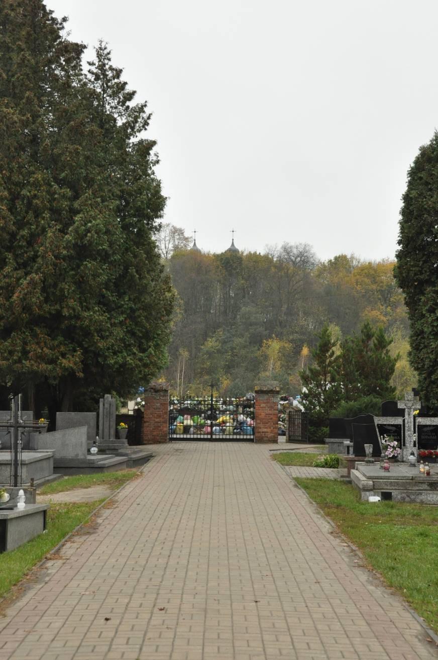 kościołem a cmentarzem N Ochrony Chojnowskiego
