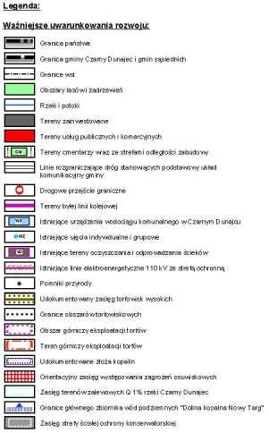 Rozstrzygniêcia Rady Gminy w Czarnym Dunajcu o sposobie realizacji, zapisanych w miejscowym planie zagospodarowania przestrzennego dla obszaru "Czarny Dunajec - 9", inwestycji z zakresu