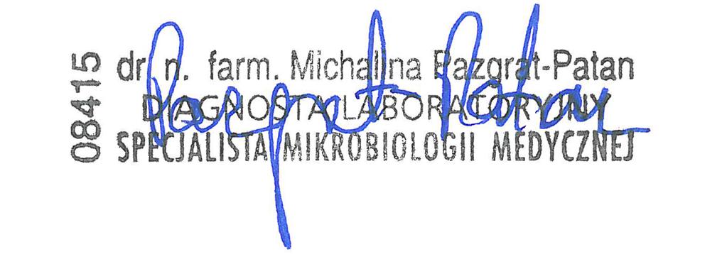 S Mikroflora ochronna I Mikroflora immunostymulująca M Mikroflora odżywiająca nabłonek jelita P Inne bakterie proteolityczne Liczba bakterii (ilość CFU/g kału) Aktualna W normie Mikroflora tlenowa I
