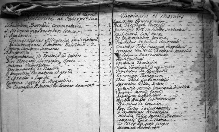 Spisy i katalogi wielkopolskich bibliotek klasztornych 115 w Rydzynie 63, reformatów w Miejskiej Górce pod Rawiczem 64 i Poznaniu 65, cysterek w Owińskach 66 ).