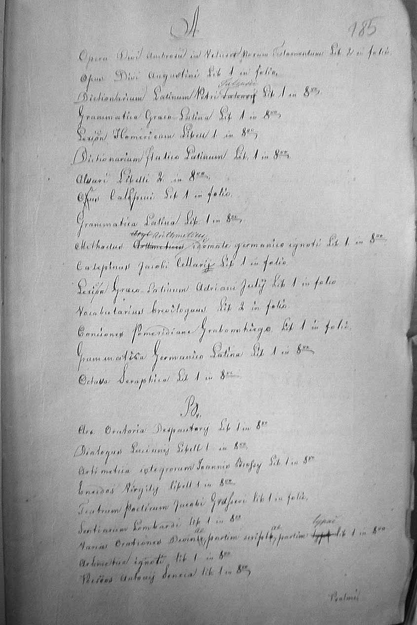 Spisy i katalogi wielkopolskich bibliotek klasztornych 117 Ryc. 8.