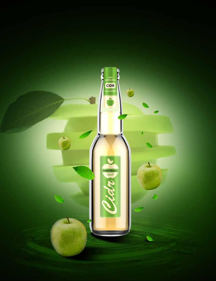 Nowość w ofercie 7+1 gratis w zgrz. dodatkowo ok 14% 2 39 CIDR MONT ROYAl apple 275 ml promocja_14 Mont Royal - Cidr jest popularnym drinkiem orzeźwiającym doskonałym na letnie dni oraz imprezy.