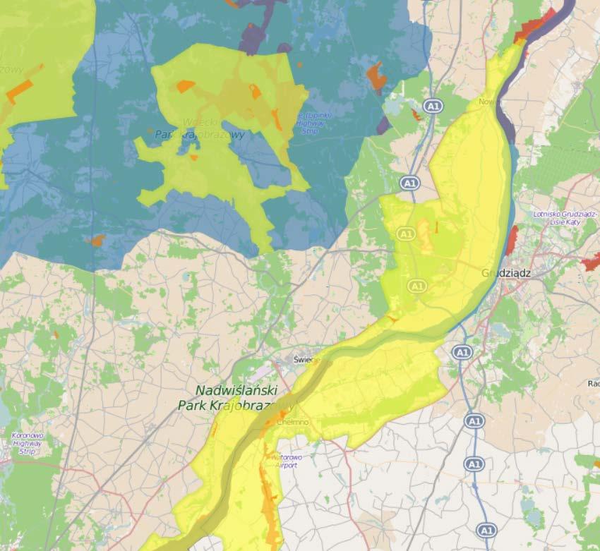 Dziennik Urzędowy Województwa Kujawsko-Pomorskiego 57 Poz. 3126 Rys. 9. Mapa obszarów chronionych na obszarze objętym planem Źródło: www.geoserwis.gdos.gov.pl, dostęp: 15.03.2015 r. Tab. 13.