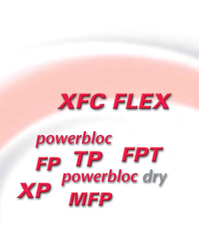 Większa moc dla małych trak powerbloc / powerbloc dry XFC FLEX Powerbloc, powerbloc dry i XFC FLEX to zestawy baterii blokowych dla wszelkich zasto sowań małych trakcji, od maszyn czyszczących po