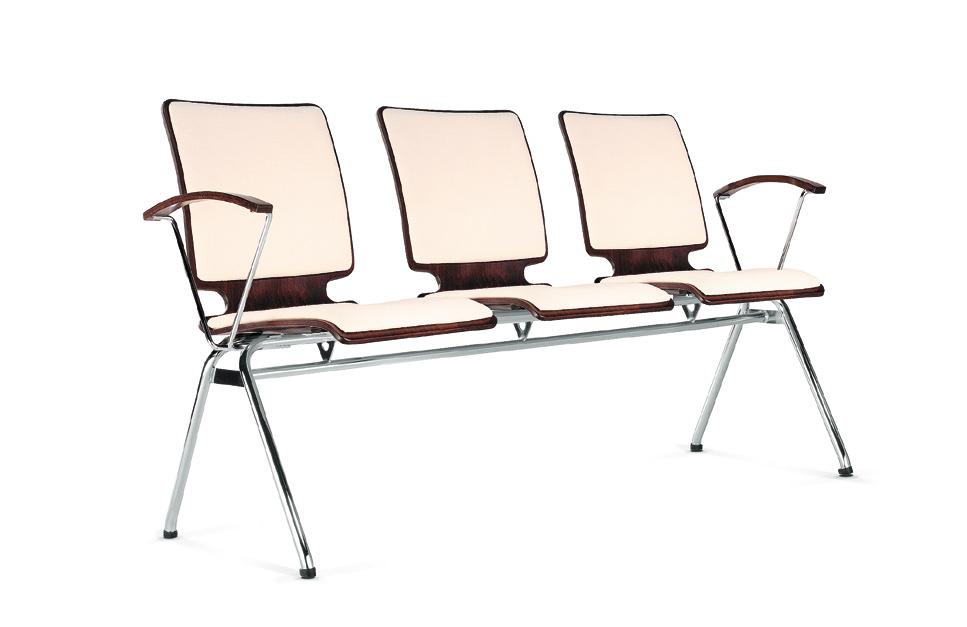 Benches ideal for waiting rooms. Variety of models: A choice of two sizes of benches two and three seaters.