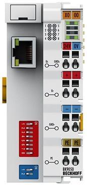 Konfigurowanie modułu BK9050 firmy Beckhoff wprowadzenie Stanowisko laboratoryjne z modułem BK9050 Moduł BK9050 jest urządzeniem typu Bus Coupler, umożliwiającym instalację rozproszonych grup