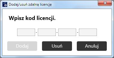 7. Zmienianie ustawień tablicy interaktywnej Dodawanie lub usuwanie zdalnej licencji W niniejszej sekcji zawarto informacje na temat włączania opcji udostępniania sesji zdalnej tablicy poprzez