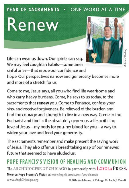 August 24, 2014 21st Ordinary Sunday Page Four Reasons to Reconnect With Your Catholic Faith A timely opportunity to mature in your faith For many of us Catholics, faith was authentic, but it was