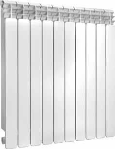 Grzejniki aluminiowe B C GRZEJNIKI ALUMINIOWE z serii Iryd przeznaczone są do montażu w instalacjach ogrzewanych ciepłą wodą, centralnych lub niezależnych, wyposażonych w naczynia przeponowe (typu