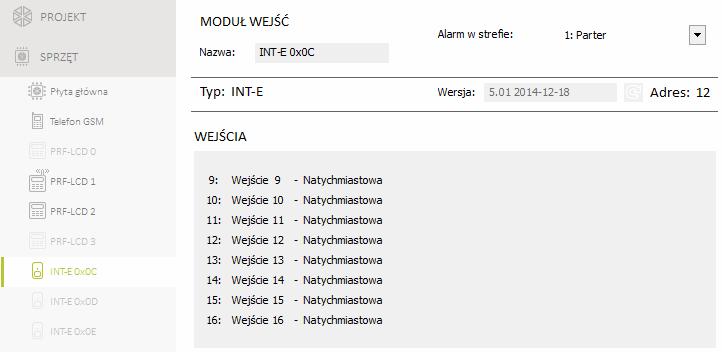 22 PERFECTA SATEL Komunikat powitalny manipulatorów bezprz. [218.Kom.powit.] komunikat wyświetlany przez manipulator PRF-LCD-WRL po wybudzeniu. Komunikat we wszystkich manipulatorach jest taki sam.