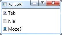 CheckBox i RadioButton są szczególnymi typami przycisków.