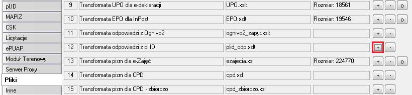 xslt należy przejść do Konfiguracja Systemy zewnętrzne Pliki. Następnie przy punkcie Transformata odpowiedzi z pl.