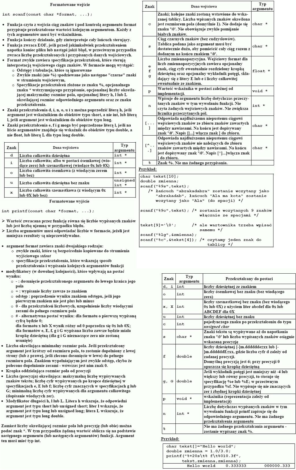 8. Formatowane