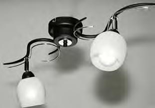 89 109 Lampa PIRUET* kod: 01325072 2 x 40 W, E14 Lampa PIRUET 3P* 5 zł