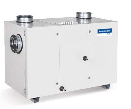 RHP Standard RHP 10 U Nominal air flow, m³/h Panel thickness, mm Unit weight, kg Supply voltage, V Maximal operating current, Filters dimensions H L, mm Electric power input of the fan drive at
