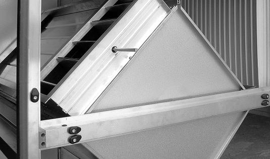 KLSIK ESIGN Heat Exchanger KLSIK air handling units can be supplied with: Rotary heat exchanger Temperature efficiency up to 85 %.