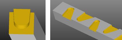 Nowe Procesy BTL Nowe funkcjonalności dodane do Translatora BTL: Notch/Rabbet (3/4-032-X) House (3/4-052-X) House