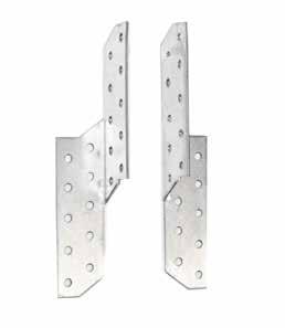 Krokvová spojka Łącznik krokwiowy Rafter connector 0769 [mm] [mm] [mm] [x] [kg] [ks] 466101 LK1-L 10/007 170 32 2,00 20 0,102 20/50 466201 LK2-P 10/007 170 32 2,00 20 0,102 20/50 466301 LK3-L 10/007