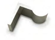 Bracket for 40Ø Handrail Mocowanie ścienne poręczy 40Ø AK-5030