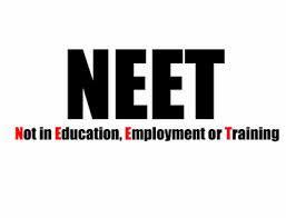 NEET 4 Akronim pochodzący od angielskich słów: Not in Education,