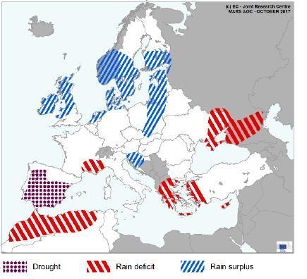 2 I. UPRAWY ZBÓŻ I OLEISTYCH NA ŚWIECIE POD ZBIORY W SEZONACH - 2018/19 PÓŁKULA PÓŁNOCNA UE-28: opublikowane w październiku br.