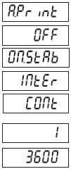 8.6 Stable Only (wydruk tylko stabilnych wartości) Ustawienie kryterium wydruku OFF = wartości są drukowane natychmiast ON = wartości są drukowane wtedy, gdy spełnione jest kryterium stabilności 3.8.7 Auto Print (automatyczny wydruk) Ustawienie funkcji automatycznego wydruku OFF = funkcja nieaktywna ON.
