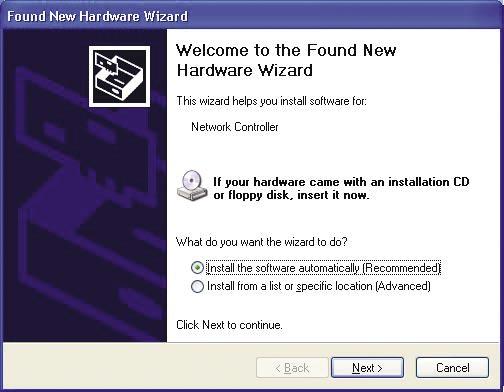 Wybierz Zainstaluj oprogramowanie automatycznie (zalecane) Kliknij Next (Dalej).