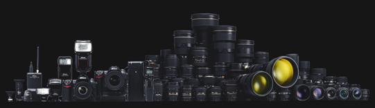UWOLNIJ SWOJĄ WYBOBRAŹNIĘ Ponad 60 współpracujących obiektywów NIKKOR oraz inteligentne lampy błyskowe firmy Nikon i inne akcesoria sprzyjają twórczemu fotografowaniu i rejestrowaniu filmów D-Movie.
