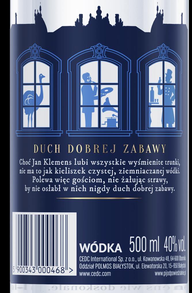 Wizerunek strusia w lewym oknie podkreśla lekko ekstrawagancki charakter marki -