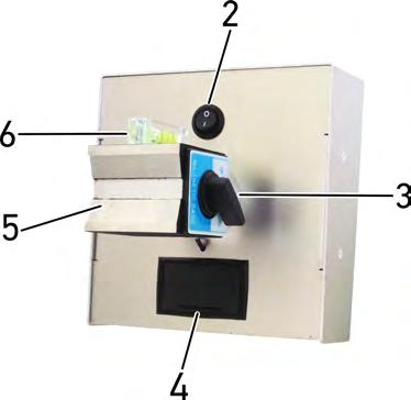 3 Dźwignia Ten element służy do włączania i wyłączania modułu Power-Magnet. 4 Pokrywa wnęki na baterie We wnęce na baterie można zainstalować 2 baterie AA.