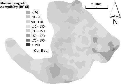 improve the precision of analyses. Maximal magnetic susceptibility [10 5 SI] Fig. 2.