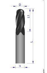 Frezy VHM do ALU / Solid Carbide router bit for ALU / VHM Fräser für ALU ALU Typ AL701 4 14 50 4 2 AL701.040.014.050 5 18 55 5 2 AL701.050.018.055 6 20 65 6 2 AL701.060.020.065 6 25 70 6 2 AL701.060.025.